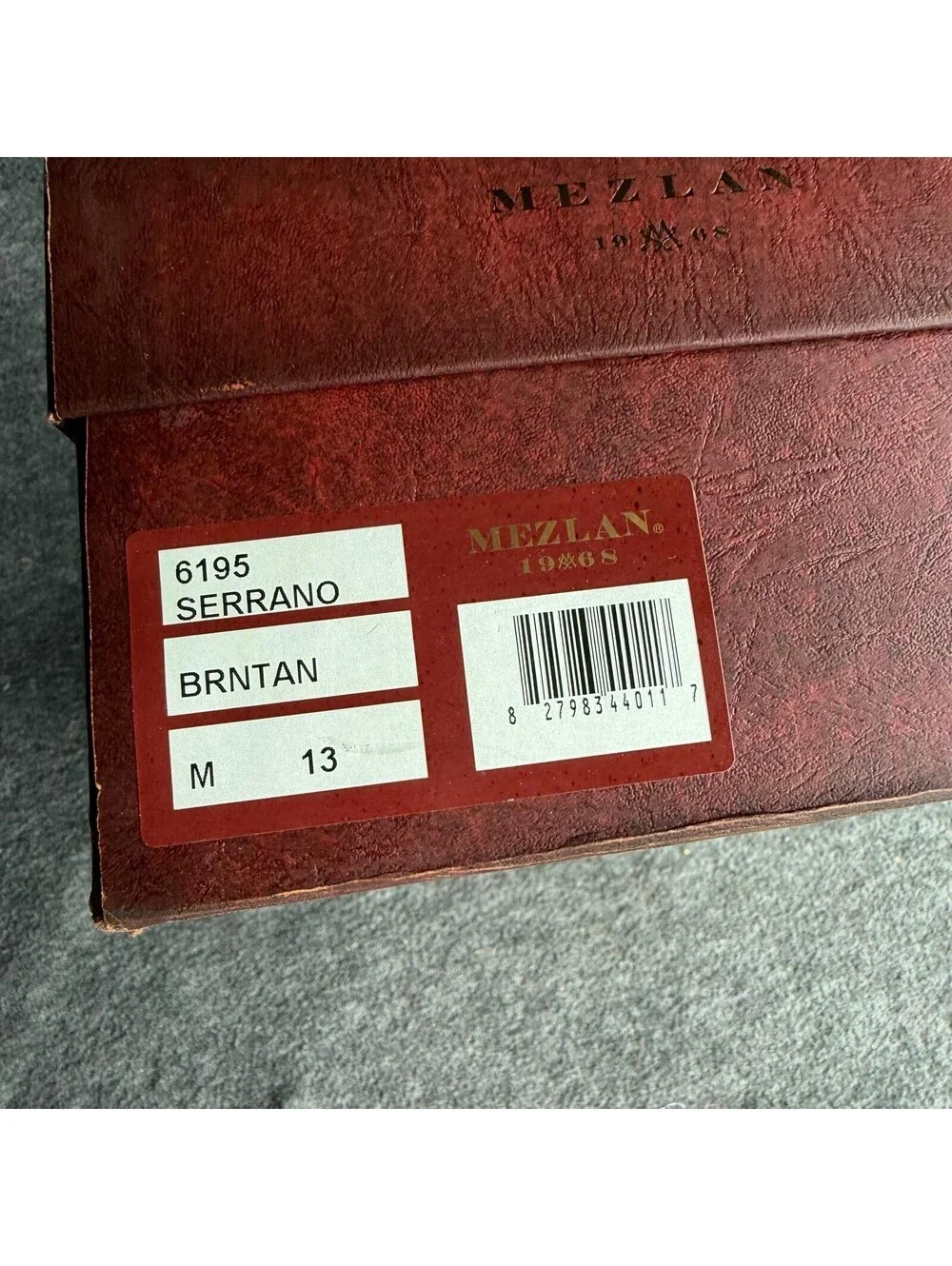 Mezlan Tulsa Shoes Mens Size 13 Brown Suede Monk Strap Cap Toe Dress Spain